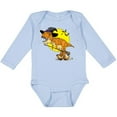 thumbnail image 3 of Inktastic Roaring Tyrannosaurus Rex Witch on Halloween Boys or Girls Long Sleeve Baby Bodysuit, 3 of 5