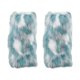 thumbnail image 1 of Calentadores de piernas, cubrebotas, calcetines largos de felpa peluda, mangas elásticas suaves para botas. Verde blanco, 1 of 9