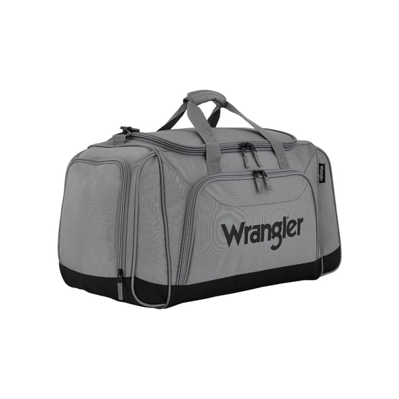 Wrangler Large 28" Travel Duffel with Side Wet-Shoe Pocket - Sharkskin Grey