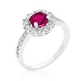 thumbnail image 1 of Bella Birthstone Engagement Ring In Pink, Size 07, 1 of 1