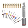 thumbnail image 4 of Dualoai Hand Drill Kit with 10Pcs Mini Pin Vise 360 Degree Rotation Compact Multipurpose, 4 of 7