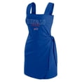 thumbnail image 2 of Women's WEAR by Erin Andrews  Royal Buffalo Bills Wrap Dress, 2 of 5