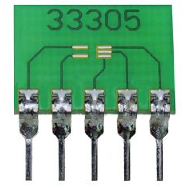 5 Pin SIP Surface Mount Adapter / Surfboard, Supports SOT953