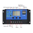 thumbnail image 3 of Matsuzay Regulador de panel solar Controlador de carga de Pantalla LCD Gestión de carga PWM de 4 etapas completa Electrodomésticos Azul 60A Matsuzay HA5851-06B, 3 of 6