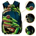 thumbnail image 3 of Lightweight Backpack Frog School Bag Travel Laptop Daypack for Men Women Casual Rucksack, 3 of 6