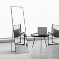 thumbnail image 5 of MCQ Rectangle Full Length Mirror 64"x21", Full Body Thin Metal Frame for Adult, Bedroom, Black, 5 of 5