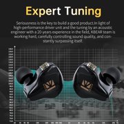 KBEAR KS1 in Ear Monitor Bass Earbuds Wired Earbuds,Clear Sound Stereo Headphones, Vocals Forwards High Resolution Noise Canceling Earphones,Dual Magnectic Circuit Dynamic Detachable Cable