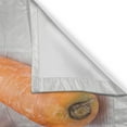 thumbnail image 3 of Ambesonne Vegetable Kitchen Curtains, Carrots in a Sack Photo, 55"x45", Pale Tan Off White and Rust, 3 of 3