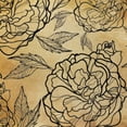 thumbnail image 2 of Greene, Taylor 15x15 Gold Ornate Wood Framed with Double Matting Museum Art Print Titled - Floral Pattern II, 2 of 4
