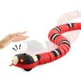 thumbnail image 2 of Juguete de serpiente para gatos, serpiente con detección inteligente recargable, detecta automáticamente obstáculos y Escape, movimiento realista en forma de S, 1 ud., 2 of 5