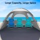 thumbnail image 4 of Carpa de playa WhiteFang UPF 50+ con protección UV para 8 personas, 4 of 7