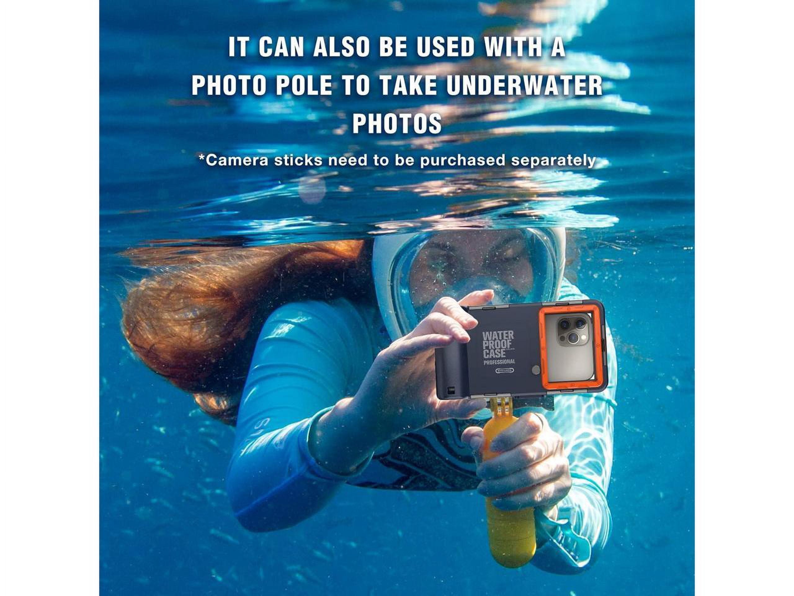 Universal Waterproof Phone Case for Snorkeling & Diving [50ft/15m] Underwater Photography Video Protection Case with Lanyard for iPhone 15/14/ 13/12/ 11/ Pro Max Samsung Galaxy LG Google