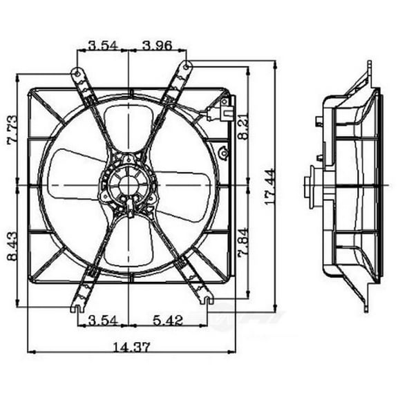 Engine Cooling Fan Assembly