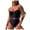 Pink, variant on Huesdet Womens Plus Size Swimsuit One Piece Tummy Control Bathing Suit Modest Curvy Cute Swim Dress Ladies Swimwear[Black,M]