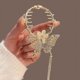 thumbnail image 1 of Horquilla con borlas y flores de perlas para el pelo, pinza para el pelo con forma de disco en la parte posterior, accesorio para el pelo de alta calidad para mujer, 1 of 6