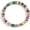 B, variant on Initial Beaded Bracelet for Women, Natural Stone Stretch Bracelet with Letter Charm, Colorful Handmade Boho Beach Bracelet, Personalized Jewelry Gift for Women, Fits 6.5-7 Inch Wrist