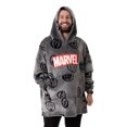 thumbnail image 1 of Marvel Mens Grey Blanket Hoodie, 1 of 6