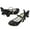 Black, variant on Paokuoon Little Girls Princess Dress Shoes Kids Spring Fall Flats for Girls Hosting Performance Shiny Heels Toddler Girls Shoes