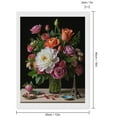 thumbnail image 2 of Diamond Art Kits for Adults, Elegant Floral Arrangement Eiffel Tower 5D Diamond Painting Kits for Adults Beginners, DIY Full Drill Diamond Painting, Gem Art and Crafts 12x16, 2 of 7