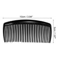 thumbnail image 2 of Unique Bargains Side Clip Hair Comb Teeth Hair Combs Hair Clip Comb 4" Plastic Black, 2 of 6