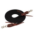 thumbnail image 3 of Weaver Leather Ecoluxe 10ft Round Trail Reins Turq/Charcoal, 3 of 3