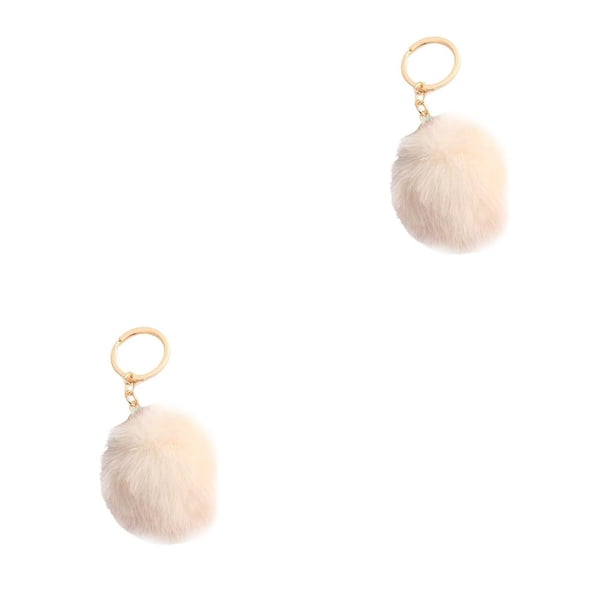 Llavero Colgante Portátil Yuarrent 2piezas Beige 9cm