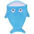 thumbnail image 1 of Saco de dormir de tiburón de dibujos animados para niños, saco de dormir cálido de invierno, a prueba de viento, para silla de ruedas infantil Fivean unisex, 1 of 2