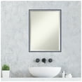 thumbnail image 3 of Amanti Art Theo Blue Narrow Beveled Wood Wall Mirror 25.25 x 19.25 in., 3 of 10