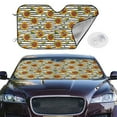 thumbnail image 2 of Balery Cute Sunflowers Print Car Windshield Sun Shade,Windshield Sunshade for Car Pickup Truck SUV Accessories-Medium, 2 of 7