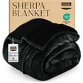 thumbnail image 1 of Manta Utopia Ropa de Cama Sherpa Reversible 152x203 cm Negro, 1 of 8