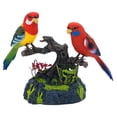 thumbnail image 4 of Loros parlantes, pájaros, juguetes, animales electrónicos, mascotas, oficina, hogar, decoración de la habitación, función de grabación y reproducción, regalos de cumpleaños 2 piezas A Sunnimix Pájaro cantando, 4 of 8