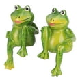 thumbnail image 3 of Oubit Décoration en Résine pour Pelouse, 2 Pcs Statue de Grenouilles en Résine Ornement en Résine Statue de Grenouilles en Résine Qualité Supérieure, 3 of 9