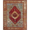 thumbnail image 6 of Unique Loom Outdoor Traditional Collection Area Rug - Vinatge (7' 10" x 10' Rectangle Red Green Blue/Ivory), 6 of 9