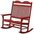 thumbnail image 4 of Heritage Traditional Double Seat Recycled Plastic Rocker Chair, 4 of 38
