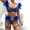 Blue, variant on uublik Lingerie Set for Women Sexy Naughty Babydoll Sexy Naughty Bodysuit Plus Size Lace