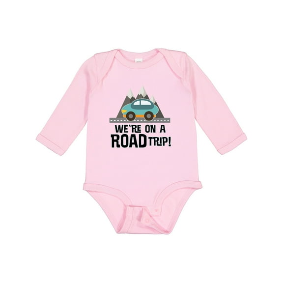 Inktastic Family Road Trip Mountains Boys or Girls Long Sleeve Baby Bodysuit