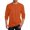 Orange, variant on Basic T Shirts for Men Long Sleeve Solid Color Crew Neck Men's Casual Tops Fall Layering Tops Classic Shirts Green 2XL