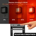 thumbnail image 7 of 2 Pcs Red LED Plug In Night Light with Sliding Dimmer, 7 of 7