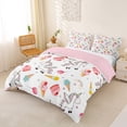 thumbnail image 3 of Metsweet Cute Magic Horse Duvet Cover King, Dessert Ice Cream Cake King Bedding,Pink Reversible,3 Pieces,1 Duvet Cover and 2 Pillowcases, 3 of 6