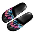 thumbnail image 2 of Psesaysky Graffiti Slide Sandals Shoes for Men Boys Soft Comfortable Sandals Indoor Outdoor Anti-Slip Lightweight Beach Sandals Bathroom Sandals Shoes, 2 of 4