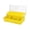 Yellow, variant on Portable Fishing Tackle Box 13 Compartments Double-deck Carp Storage S7N2