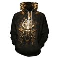 thumbnail image 5 of Sudadera con capucha con estampado 3D de esqueleto para hombre, jersey con diseño de cordón, Tops de primavera, Otoño e Invierno, 5 of 5