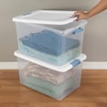 thumbnail image 4 of Caja de Almacenamiento Sterilite Transparente con Cierre de 64 Cuartos, 4 of 9