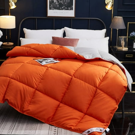 

Luxurious Goose Down Duvet Comforter - Perfect Quilted Comfort for Winter Nights - Thick Double Single Size Blanket in Solid Color - Premium Bedclothes for Ultimate Coziness