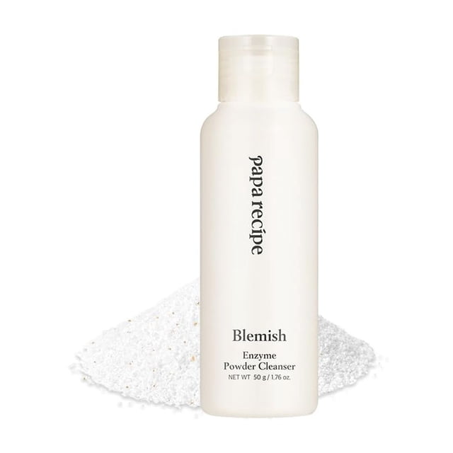 Limpiador de arroz con enzimas en polvo Papa Recipe Blemish Triple Exfoliation