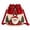 A, variant on Christmas Crochet Bucket Crossbody Bag, Drawstring Crossbody Shoulder Purse with Santa, Reindeer, Tree & Gingerbread Designs