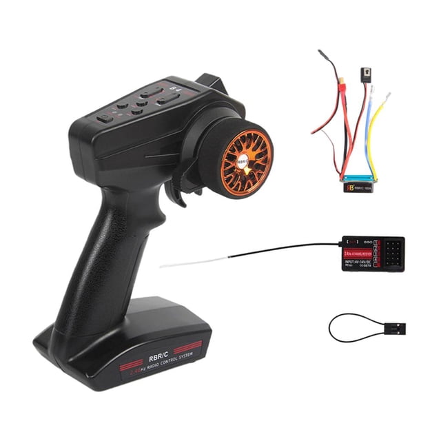 Transmisor y Receptor del sistema de control de radio RC 2.4G Sunnimix Receptor transmisor