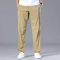Dihao Pants for Men Plus Size Casual Style Men's Fashion Elastic Waist