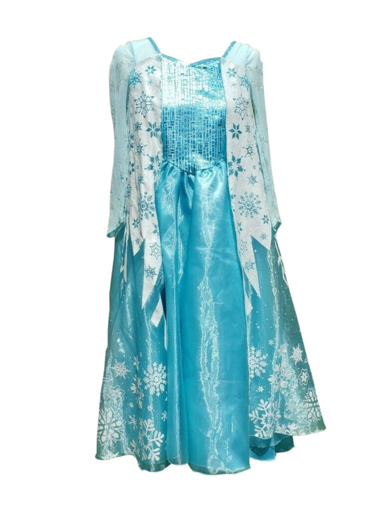 George Disney Frozen Anna fancy dress outfit dressing up costume with CAPE 5-6 