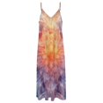 thumbnail image 4 of Kaleidoscope Mandala Colorful Floral Boho Design Sleeveless Dress Woman Fashion Long Dresses Women's Summer Suit Dress 2025, 4 of 7